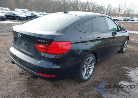 2016 BMW 335I Gran Turismo xDrive from USA, damaged, VIN WBA3X9C59GD869717